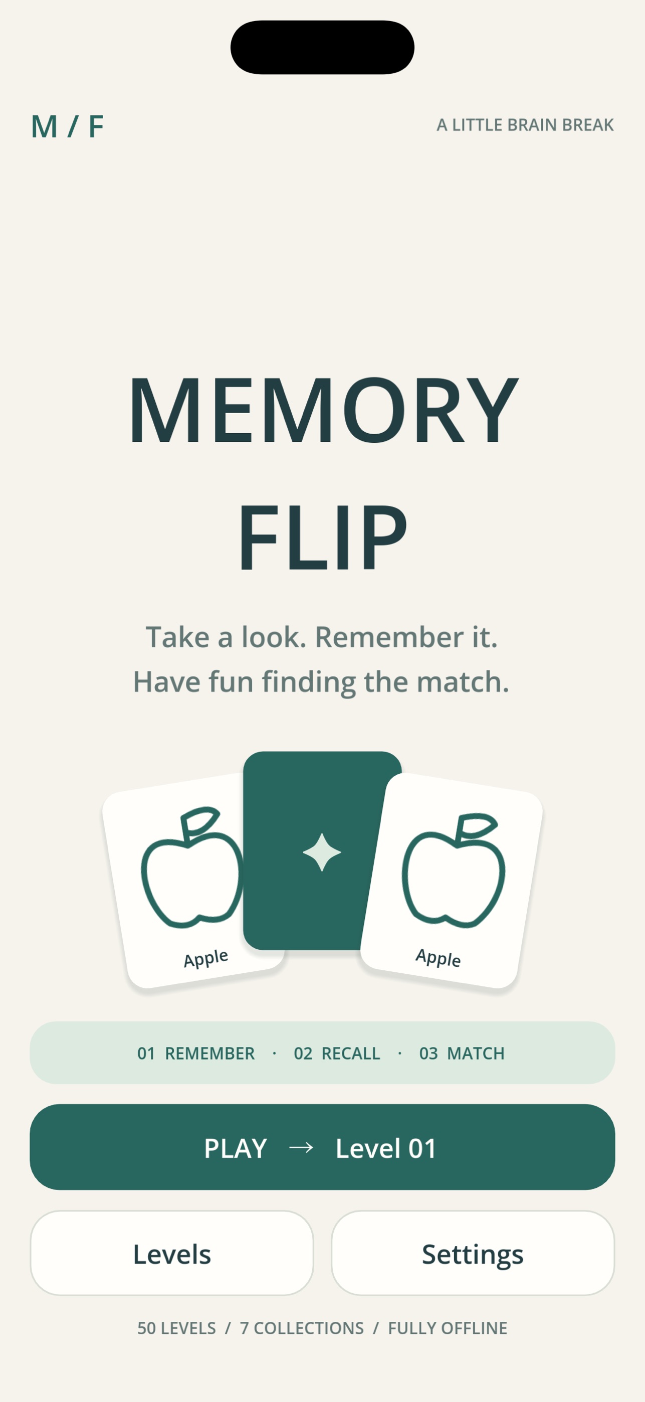 Screenshot 2 of Memory Flip Kids