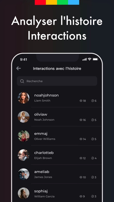Screenshot #2 pour Reports Abonnés Analyse