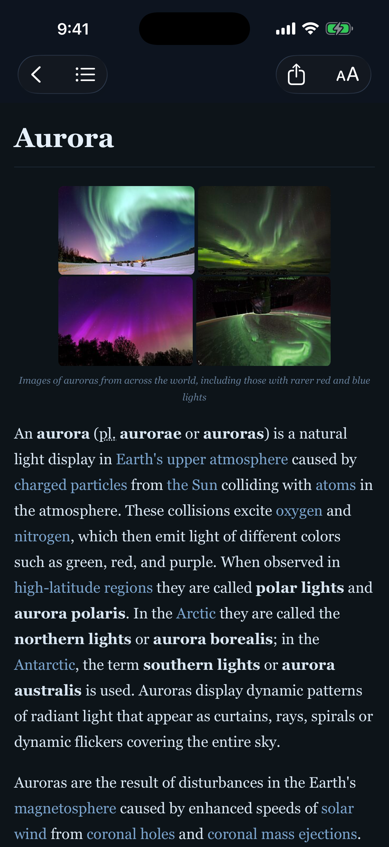 Lore: Reader for Wikipedia screenshot 4