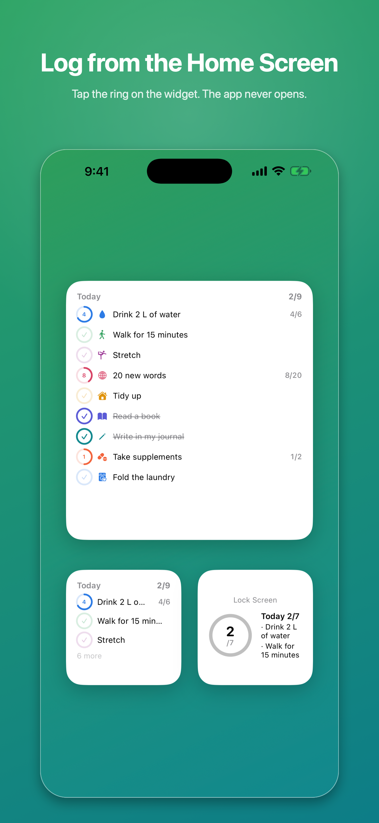 Tsuzuku: Habit Tracker & ToDo screenshot 5