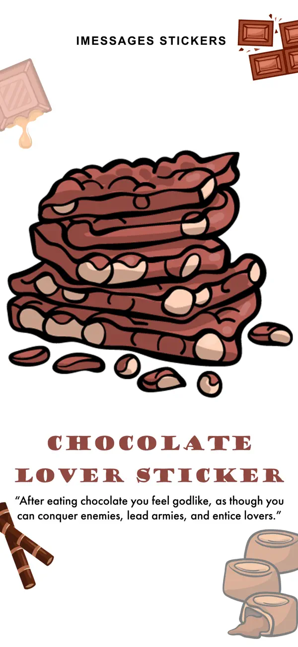 Screenshot #1 pour Chocolate Lover Stickers