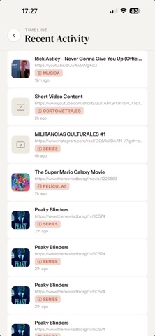 Shelf - Track your links Screenshot 2 of 3
