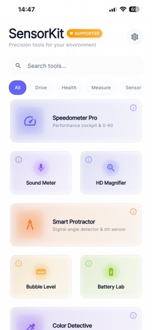Sensor Toolkit – Smart Tools screenshot
