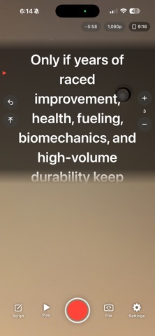 iPrompter Studio by StatsKey iPhone screenshot