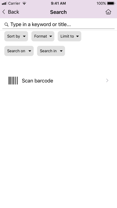 Essex Library Services Screenshot