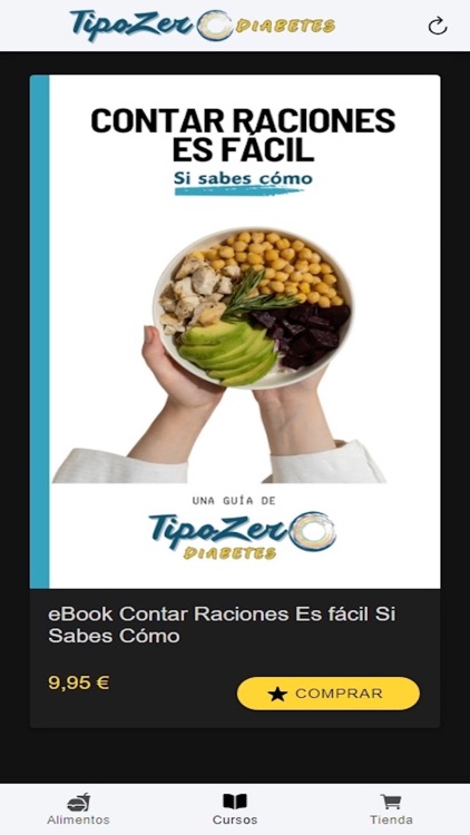 TipoZero: carbohydrate calc screenshot-5