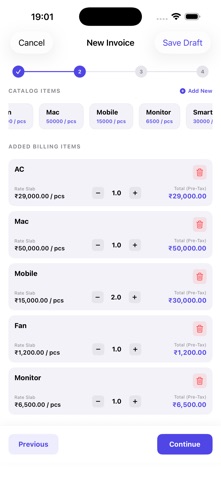 Billora Invoice Maker screenshot