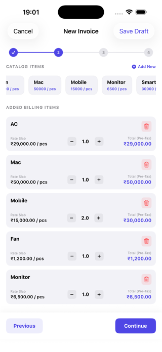 Billora Invoice Maker Screenshot 3 of 6
