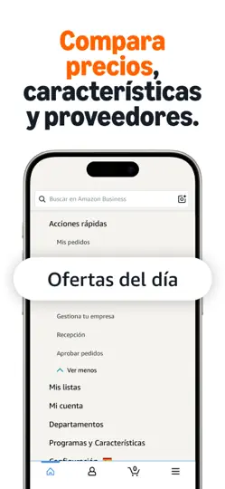 Captura de pantalla de Amazon Business: Compras B2B en iPhone 5