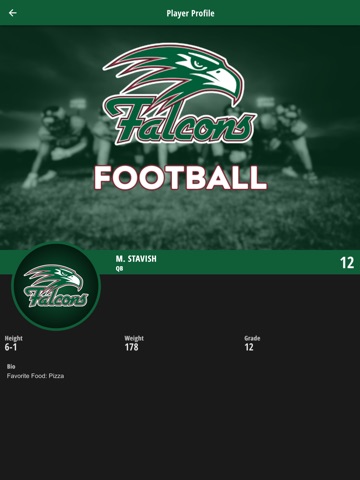 Green Hope Athletics iPad screenshot