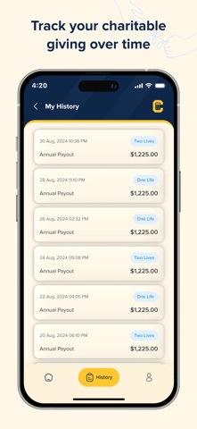 CharityCalc: Gift Calculator Screenshot 5 of 6