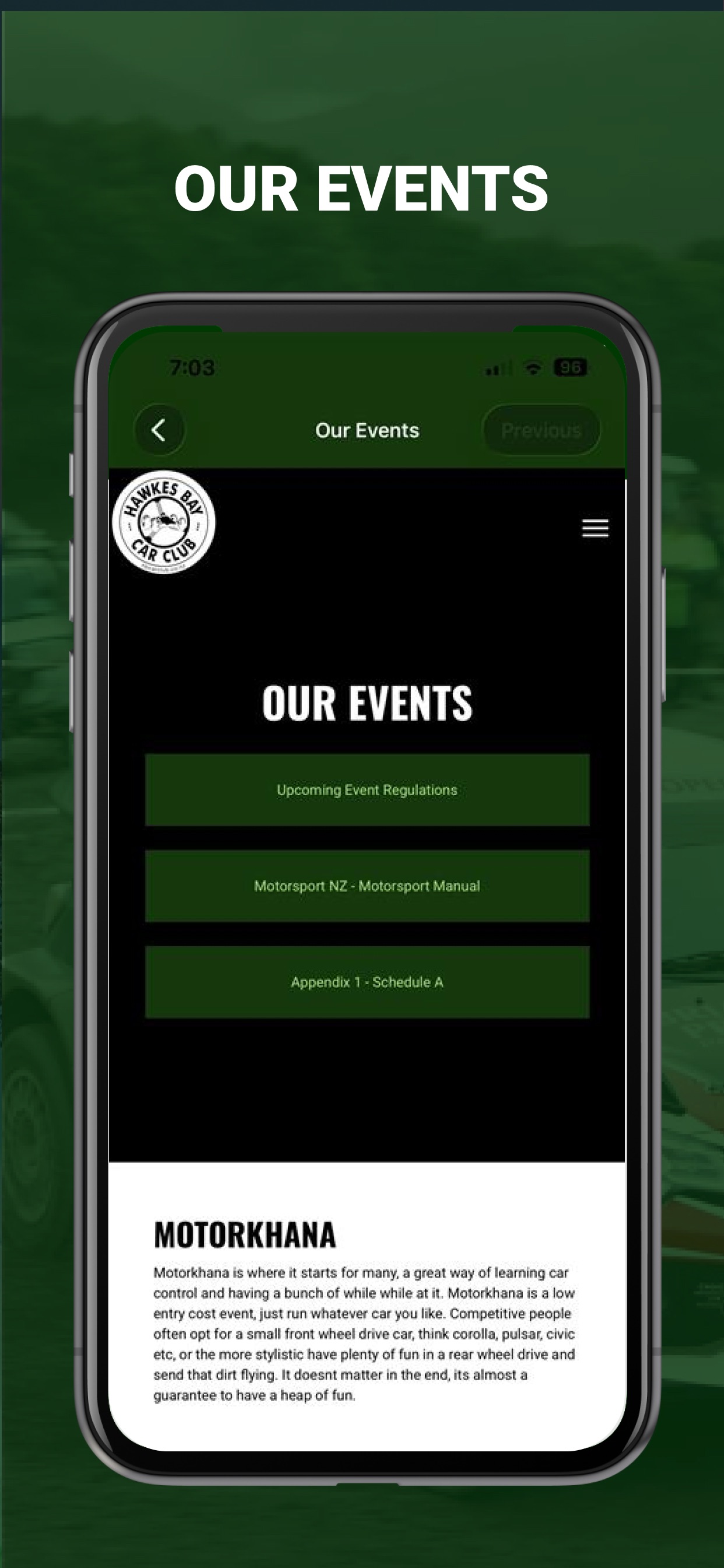 Screenshot 4 of Hawkes Bay Car Club Inc