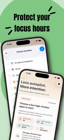 WaitWhat: App Blocker iPhone screenshot