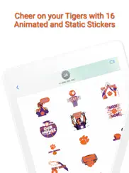 clemson animated stickers 2024 ipad images 2