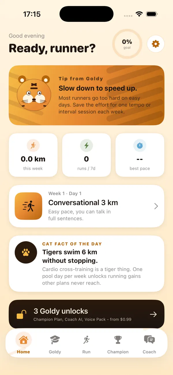 Screenshot #2 pour Goldy Runner