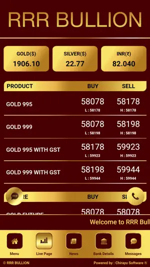 RRR BULLION screenshot 1