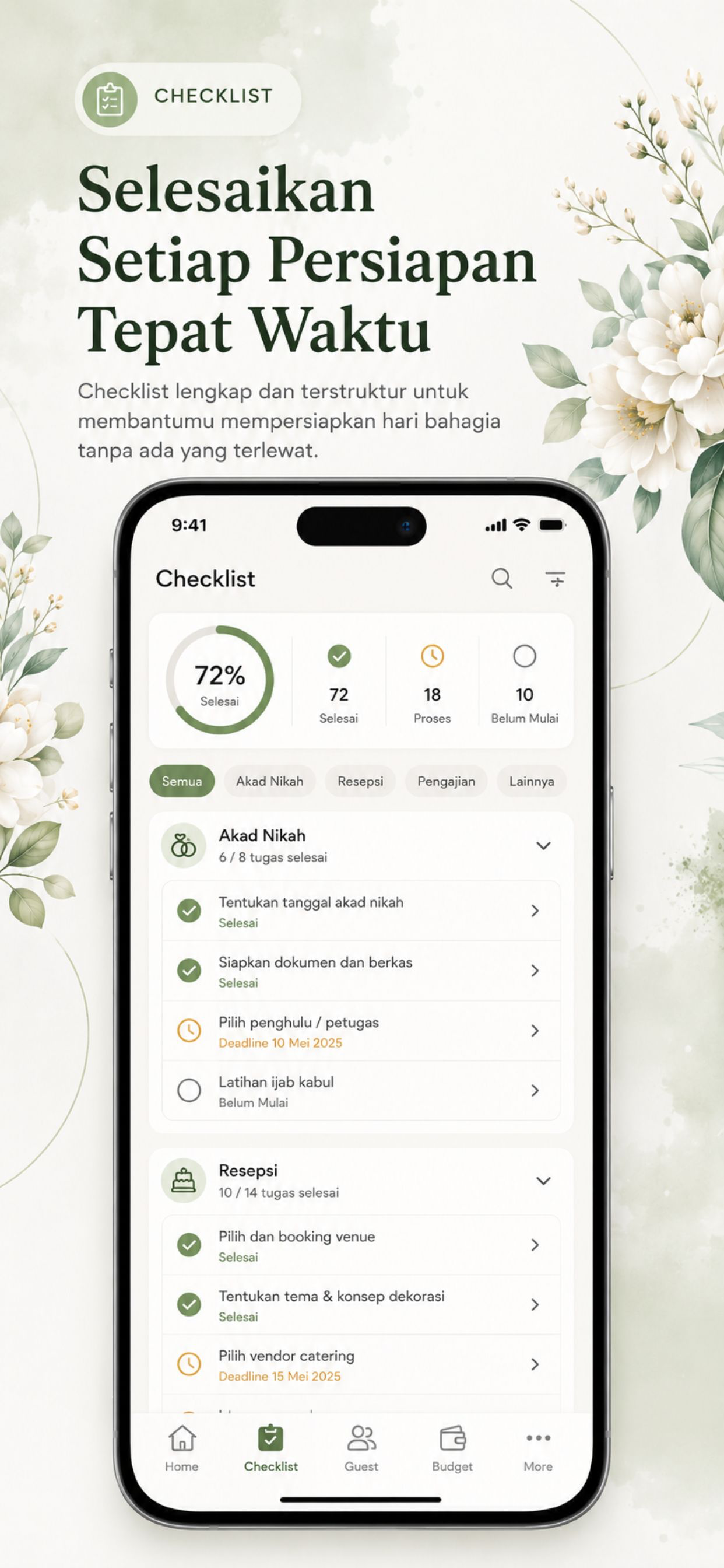 WeddingCheck screenshot 3