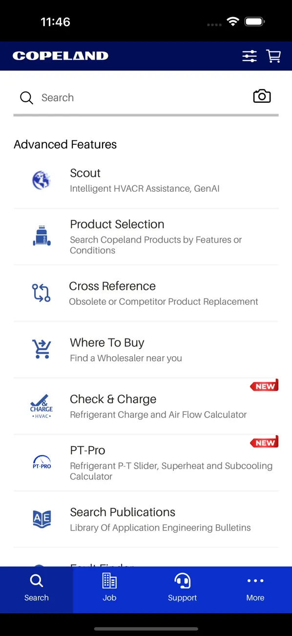 Screenshot #1 pour Copeland Mobile