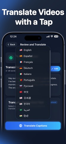 Video Translator: Transcribly Screenshot 3 of 5