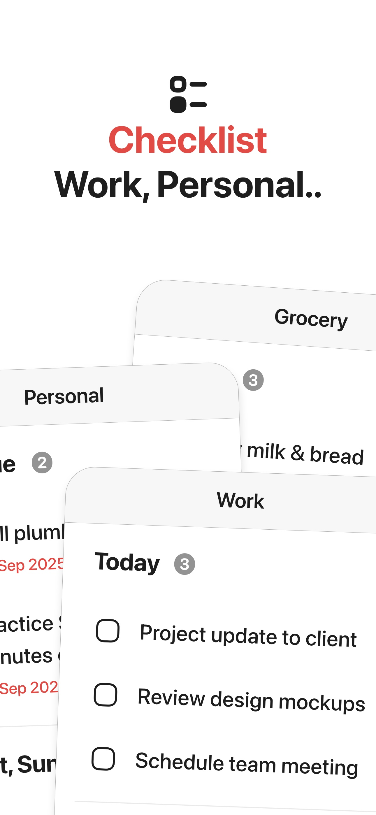 To do list widget - Dun