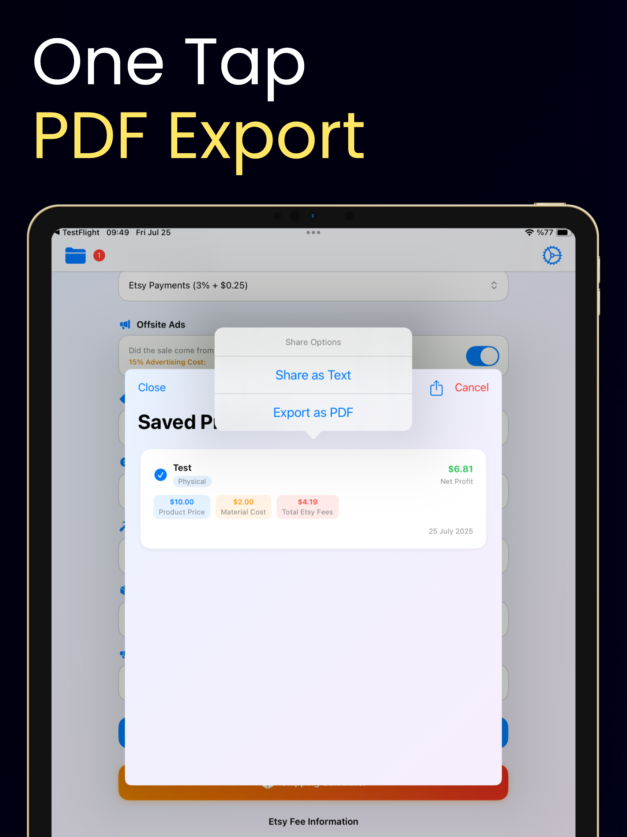 Expy Profit Calculator screenshot 12