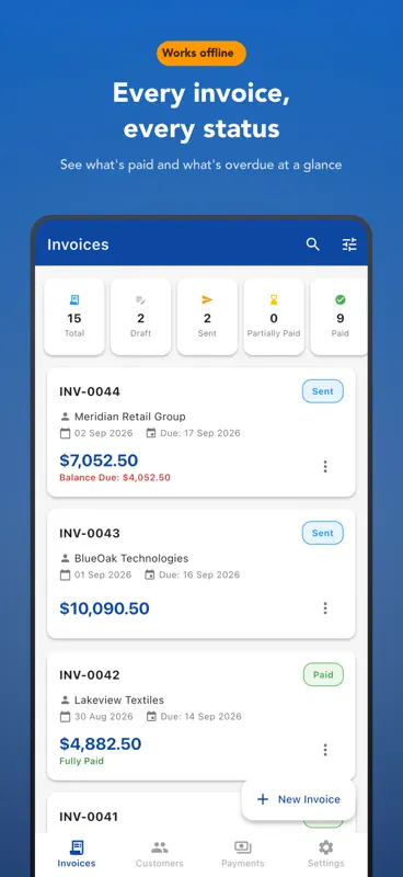 Invoice & Receipt Maker screenshot 1 of 10