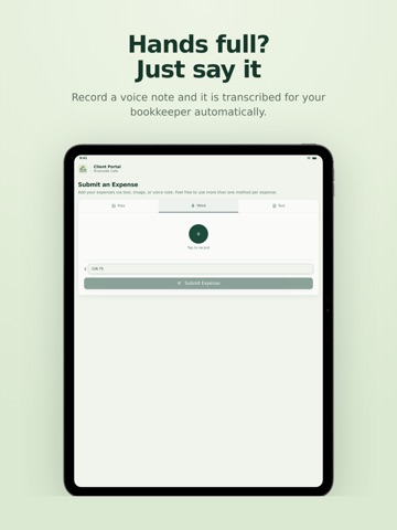 Zenfo Expenses iPad screenshot
