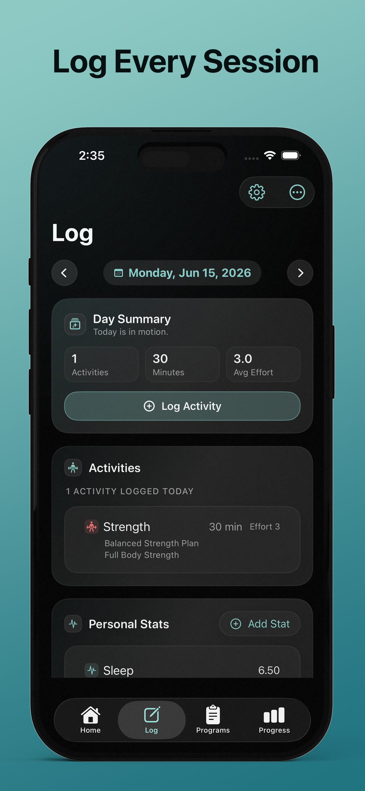 Logia Fitness: Workout Log screenshot 4