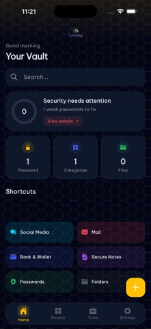 SafeKey: Password Manager screenshot
