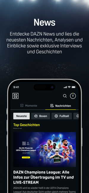 ‎DAZN Sport Live Stream Screenshot