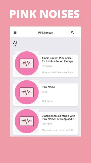 Pink Noises App screenshot 1