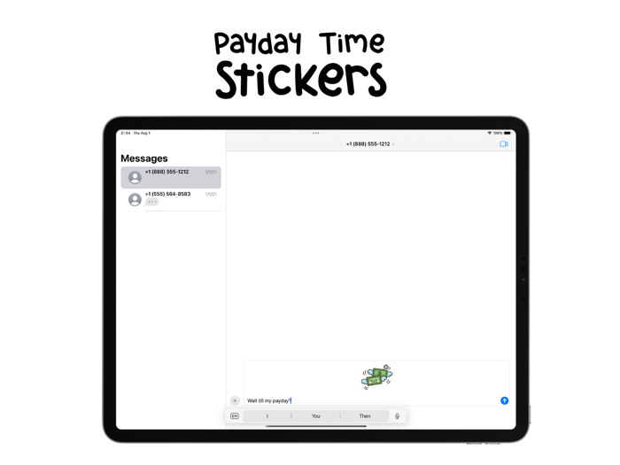 Payday Time stickers
