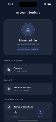 Fest Connect Organiser screenshot