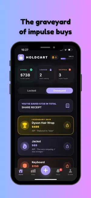 HoldCart: Stop Impulse Buying screenshot 2