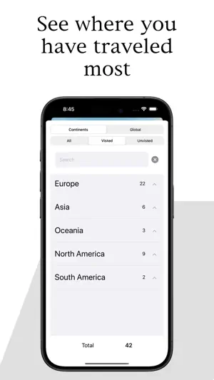 Simply: Country Tracker screenshot 2
