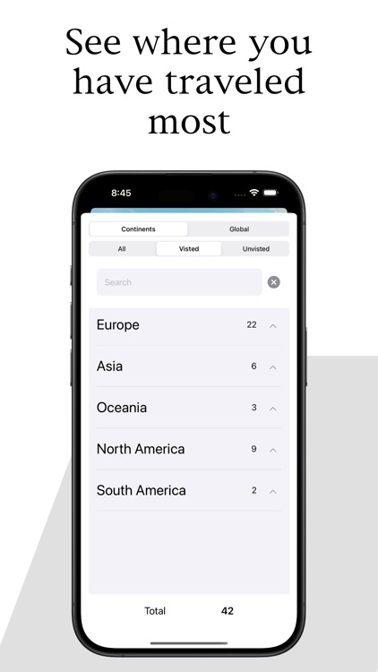 Simply: Country Tracker