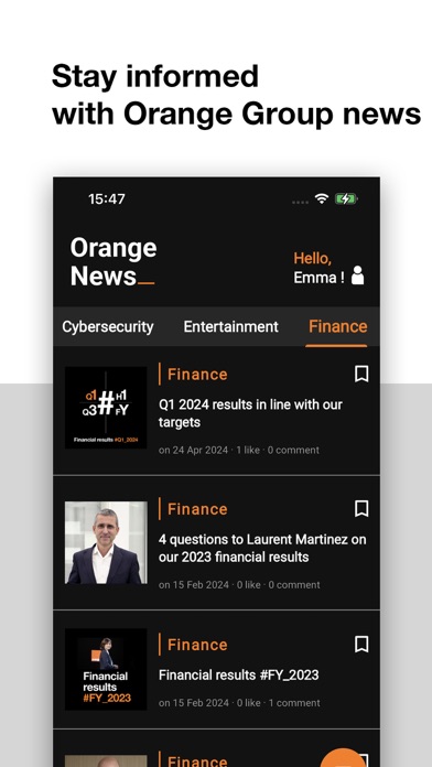 Orange News (Group) Screenshot