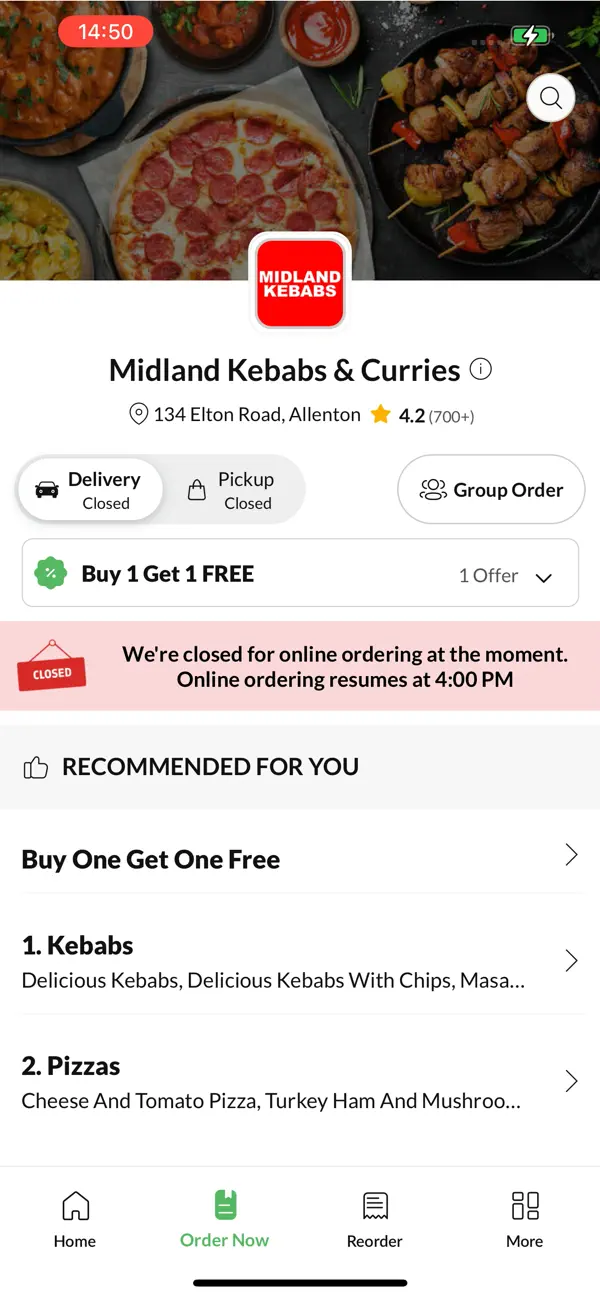 Screenshot #2 pour Midland Kebabs & Curries