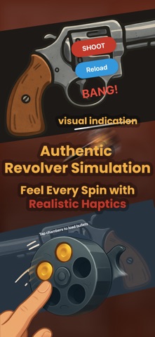 Revolver Simulator | Gun Sim iPhone screenshot