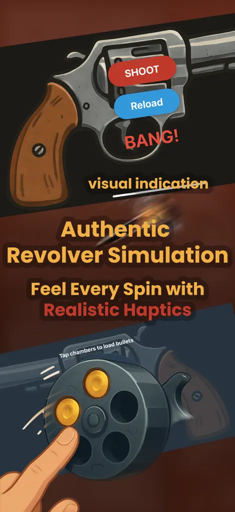 Revolver Simulator | Gun Sim - Utilities App | MWM