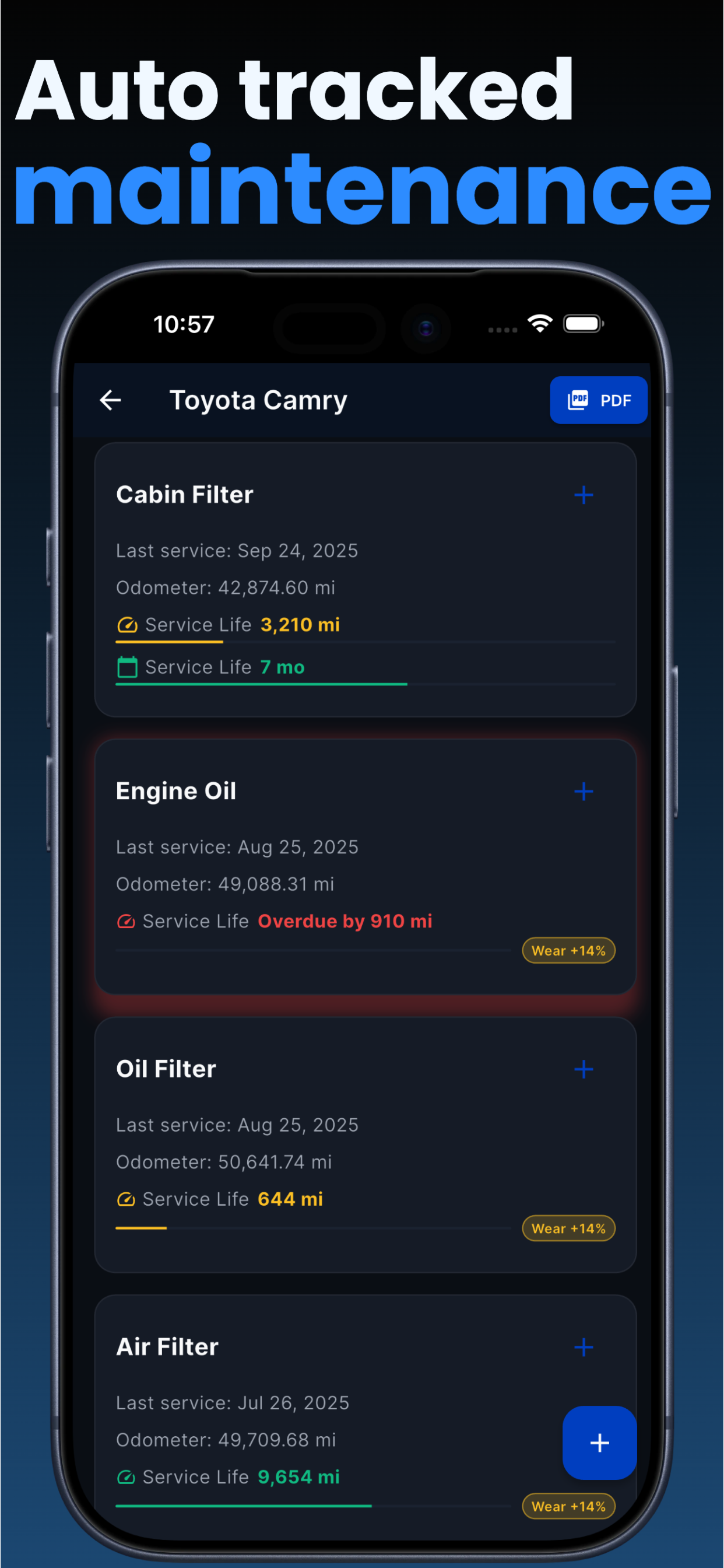 Odomate: Car Maintenance