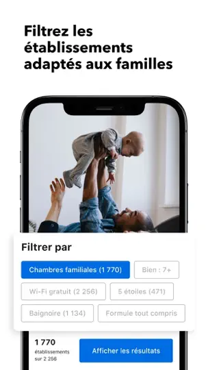 Capture d'écran de Booking.com: Hôtels & Voyage sur iPhone 4