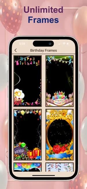 WishFrame - Birthday Photo screenshot 2