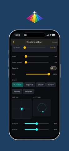 KromaDMX iPhone screenshot