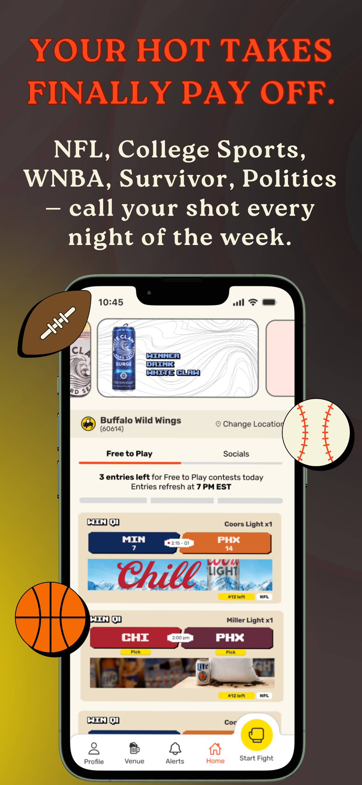 FoodFight Sports screenshot 4