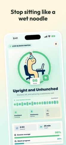 Noodle: Posture Reminder Screenshot 1 of 10