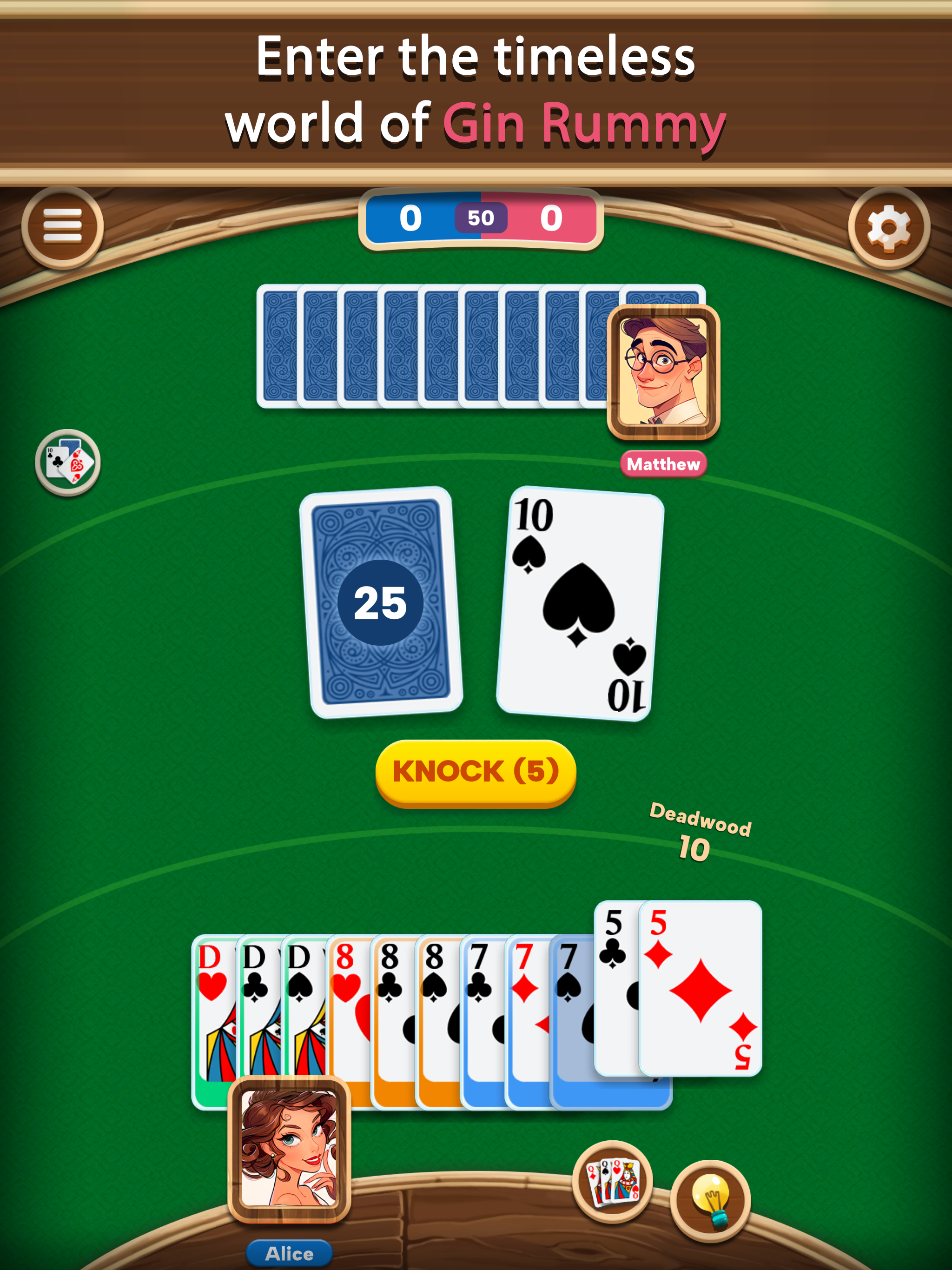 Gin Rummy Classic - Card Game