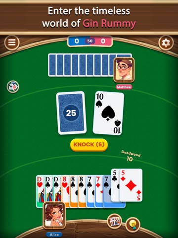 Gin Rummy Classic - Card Game iPad screenshot