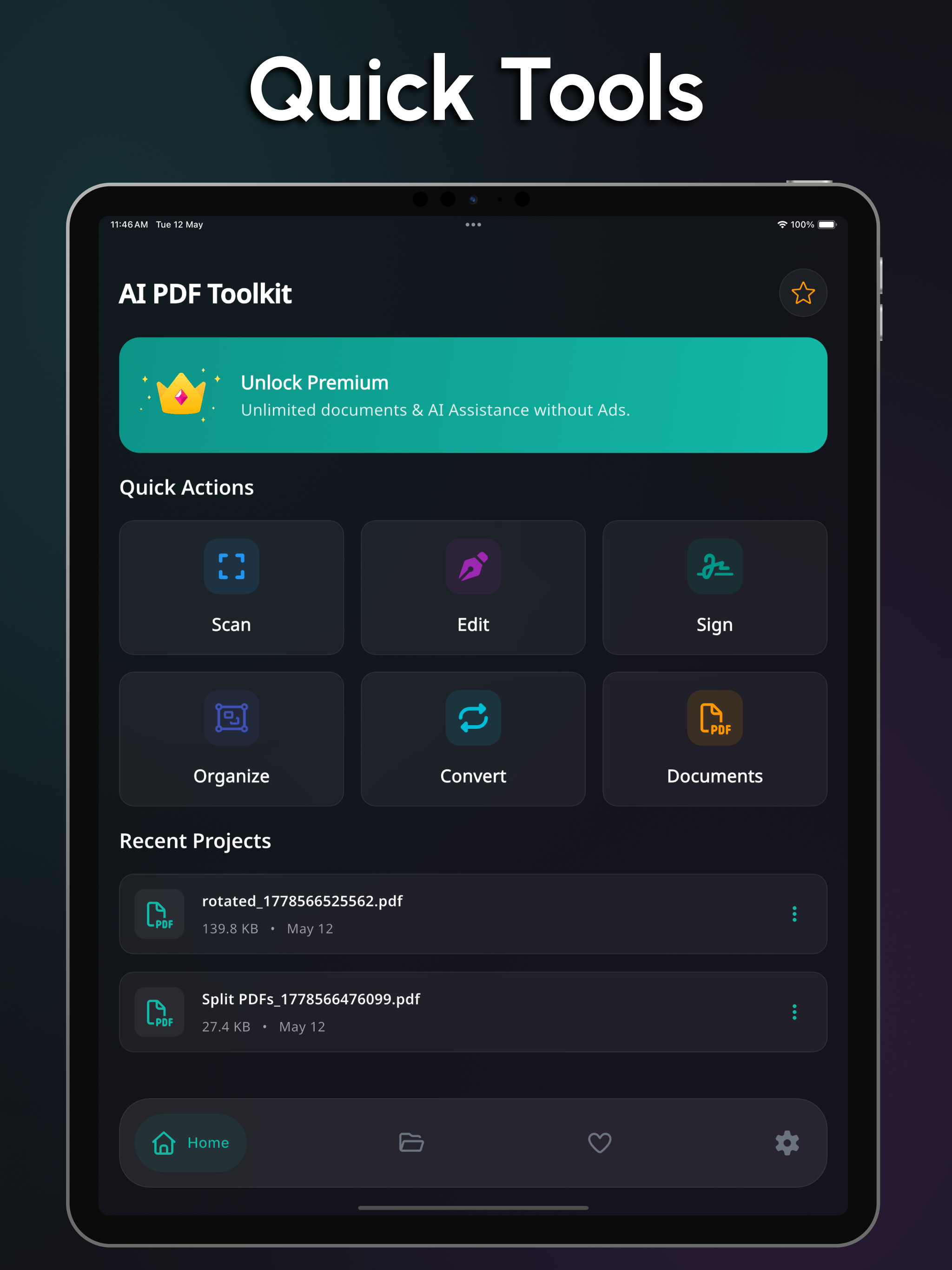 AI PDF: Scan, Edit & Sign