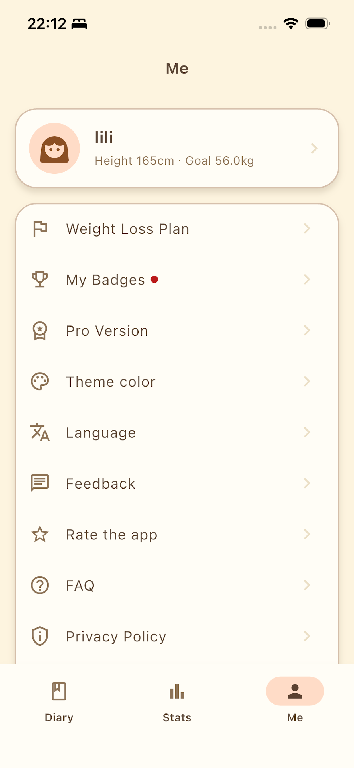 Yomoe: Diet Tracker screenshot 4